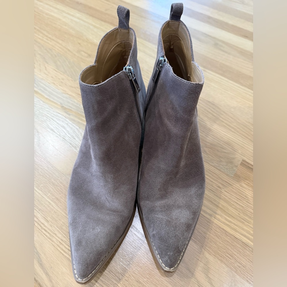 Women's Taupe Suede Ankle Boots by Marc Fisher Ltd size 9.5